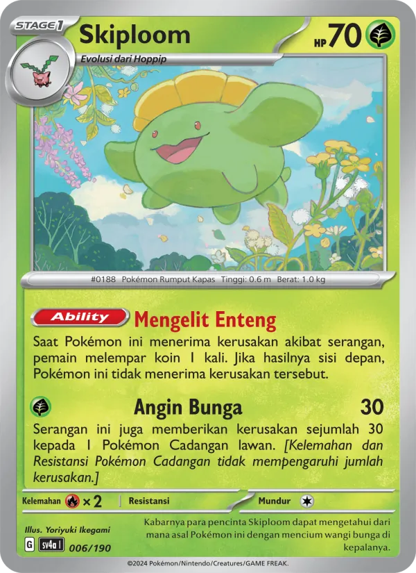 Skiploom, Harta Berkilau ex No. 006