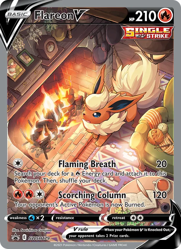Flareon V, SWSH Black Star Promos No. SWSH179