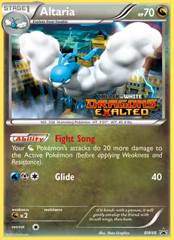Altaria, BW Black Star Promos Nº BW48 Normal