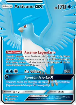 Articuno GX, Tormenta Celestial No. 154 Normal
