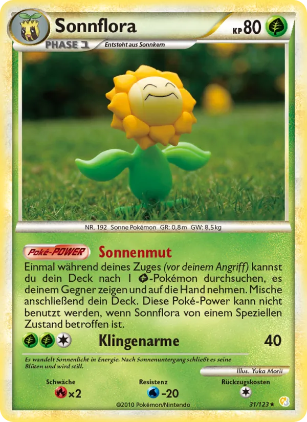 Sonnflora, HeartGold SoulSilver No. 31