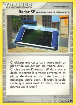 Radar SP Invention G-109 de Team Galaxie, Rivaux Émergeants No. 96 Normal