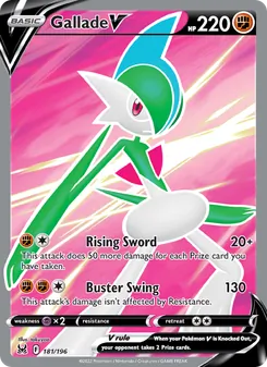 Gallade V, Lost Origin Nº 181 Holo
