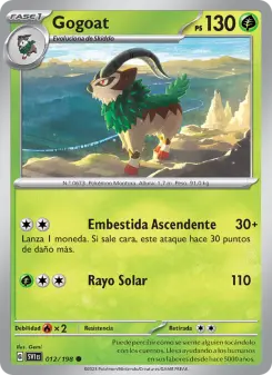 Gogoat, Escarlata y Púrpura No. 012 Normal