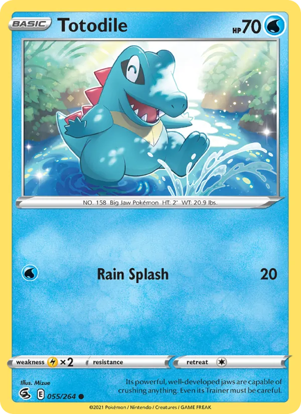 Totodile, Fusion Strike No. 55