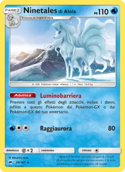 Ninetales di Alola, Ombre Infuocate No. 28 Normal