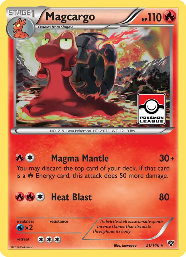 Magcargo, XY No. 21