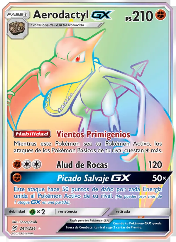 Aerodactyl GX, Mentes Unidas No. 244