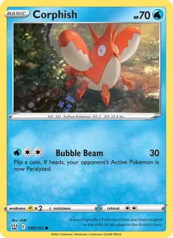 Corphish, Battle Styles No. 38 Normal