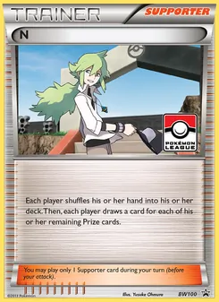 N, BW Black Star Promos Nº BW100 Normal