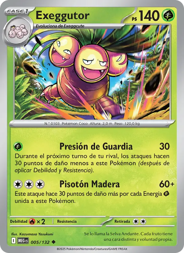 Exeggutor, Megaevolución No. 005
