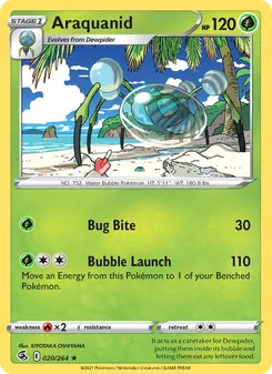 Araquanid, Fusion Strike No. 20 Normal