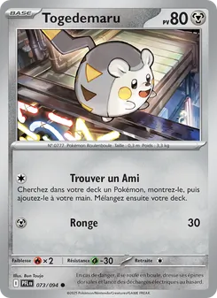 Togedemaru, Flammes Fantasmagoriques No. 073 Normal