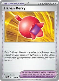 Haban Berry, Prismatic Evolutions No. 111 Normal