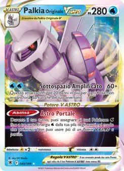 Palkia Originale V ASTRO, Lucentezza Siderale No. 040 Holo