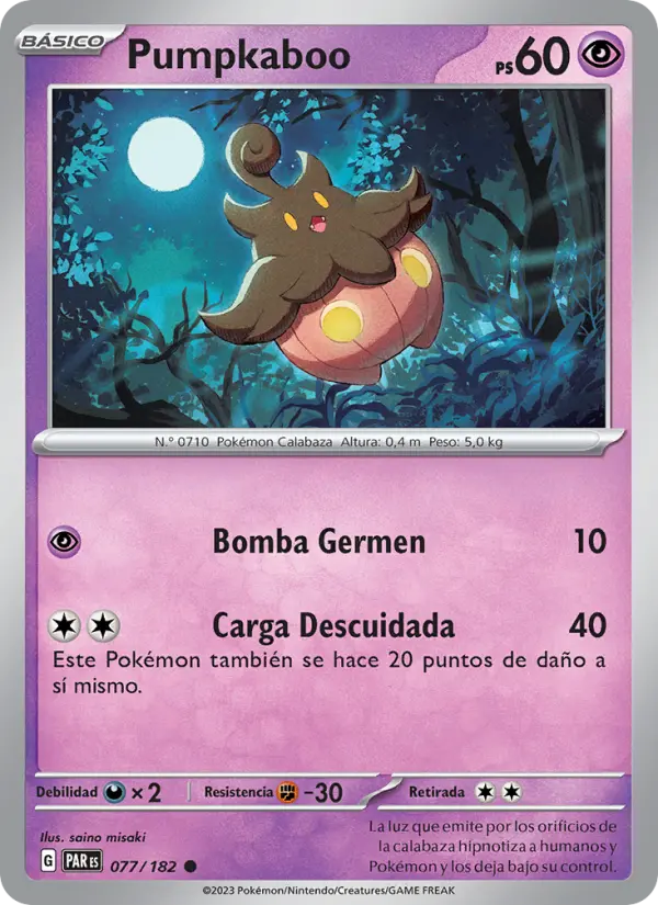 Pumpkaboo, Brecha Paradójica No. 077