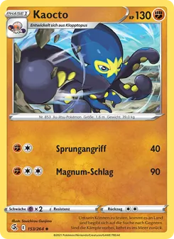Kaocto, Fusions Angriff Nº 153 Normal