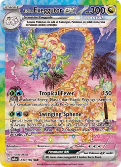 Alolan Exeggutor ex, Kilat Rasi No. 234 Normal