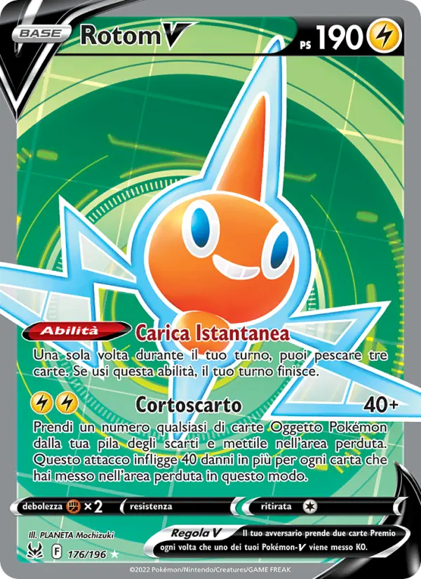 Rotom V, Origine Perduta No. 176