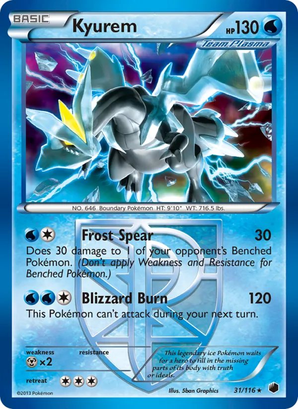 Kyurem, Plasma Freeze Nº 31