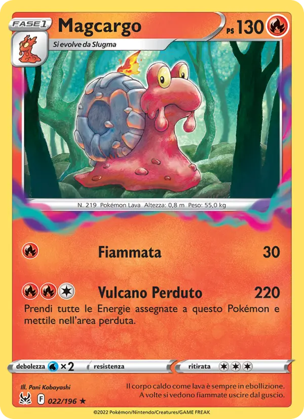 Magcargo, Origine Perduta No. 022