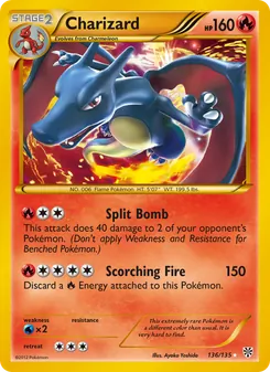 Charizard, Plasma Storm No. 136 Normal