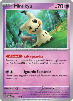 Mimikyu, Evoluzioni a Paldea No. 097 Holo