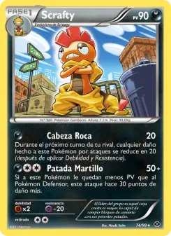 Scrafty, Próximos Destinos No. 74 Normal