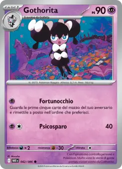 Gothorita, Fuoco Bianco No. 042 Normal
