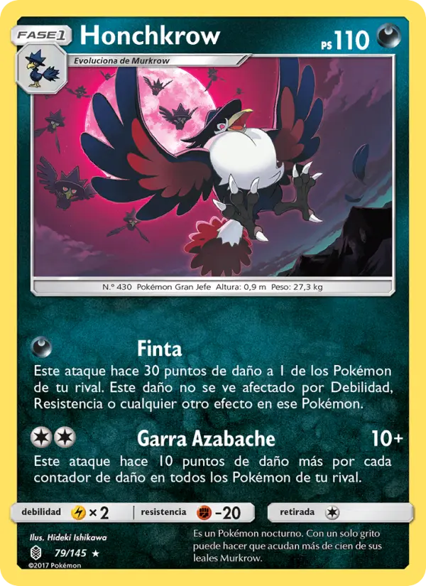 Honchkrow, Albor de Guadianes No. 79