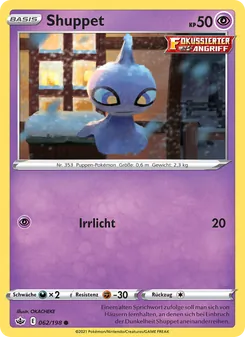 Shuppet, Schaurige Herrschaft No. 62 Normal