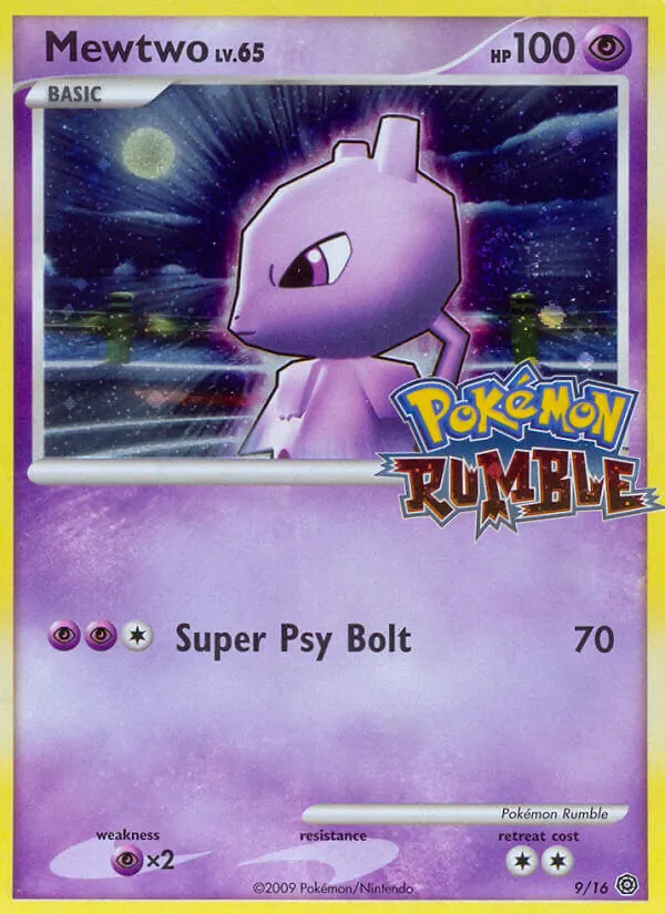 Mewtwo, Pokémon Rumble Nº 9