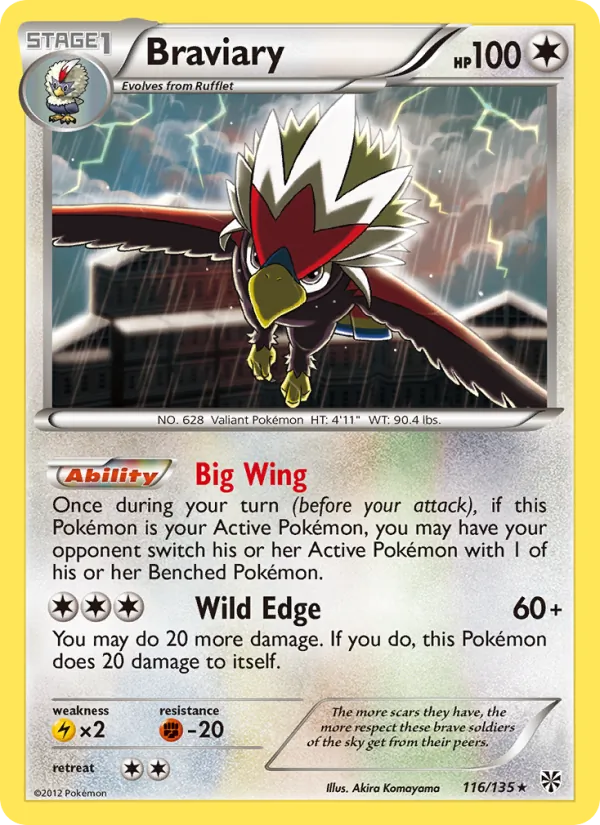 Braviary, Plasma Storm No. 116