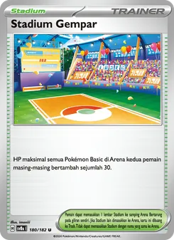 Stadium Gempar, Kilat Rasi Nº 180 Normal