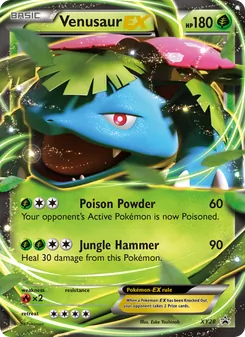 Venusaur EX, XY Black Star Promos Nº XY28 Normal