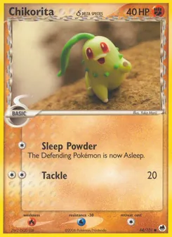 Chikorita δ, Dragon Frontiers No. 44 Normal
