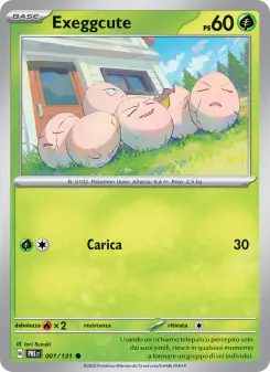 Exeggcute, Evoluzioni Prismatiche No. 001 Normal