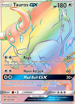 Tauros GX, Sun & Moon No. 156 Normal