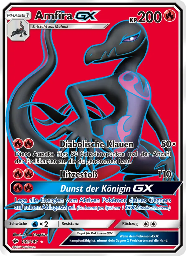 Amfira GX, Nacht in Flammen Nº 132