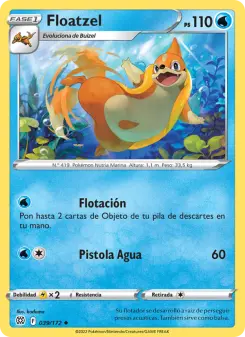 Floatzel, Astros Brillantes No. 039 Normal
