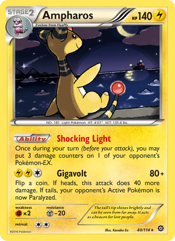 Ampharos, Steam Siege No. 40