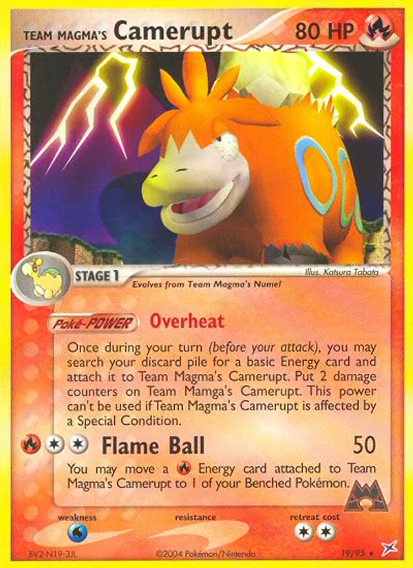 Team Magma's Camerupt, Team Magma vs Team Aqua Nº 19