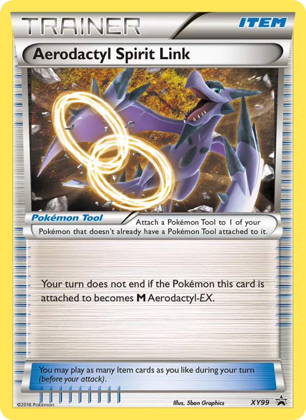Aerodactyl Spirit Link, XY Black Star Promos Nº XY99