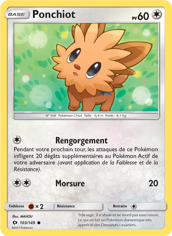 Ponchiot, Soleil et Lune No. 103