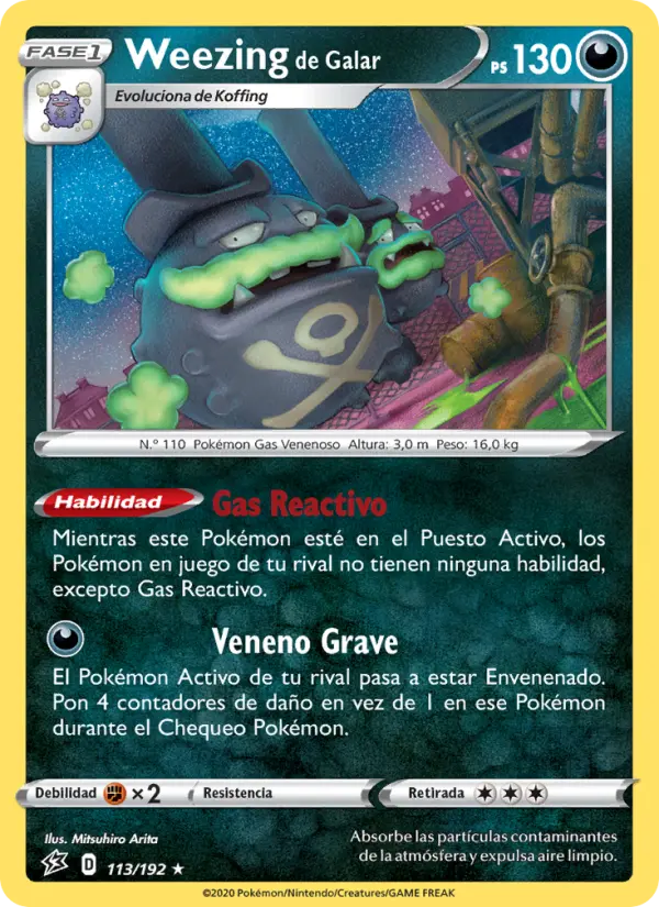 Weezing de Galar, Choque Rebelde No. 113