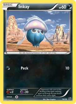 Inkay, Kalos Starter Set Nº 18 Normal