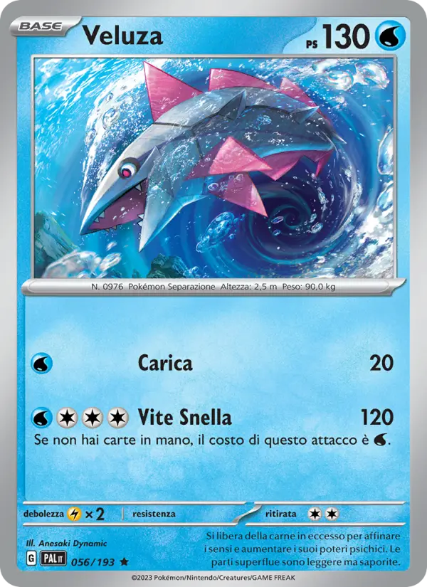 Veluza, Evoluzioni a Paldea Nº 056