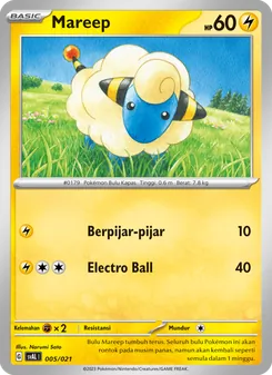 Mareep, Sprigatito & Lucario ex No. 005 Normal