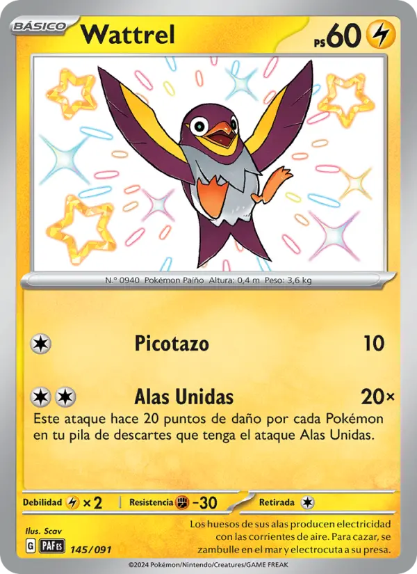 Wattrel, Destinos de Paldea Nº 145