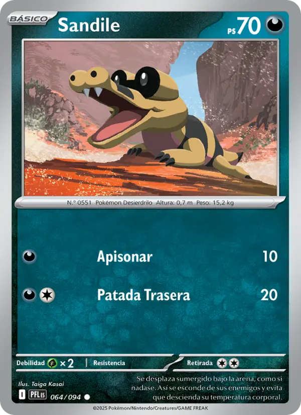 Sandile, Fuegos Fantasmales No. 064